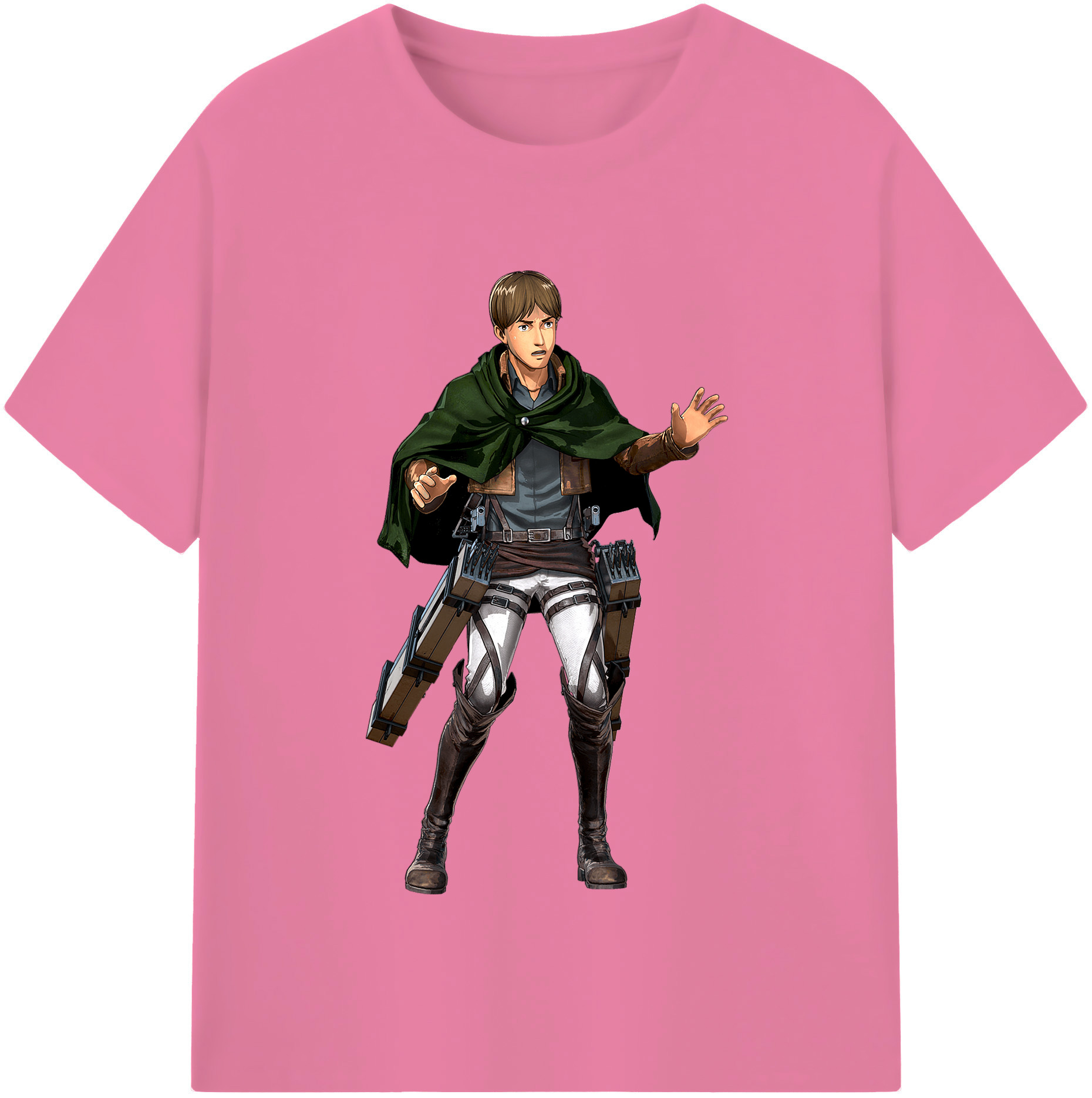 （画像用） 進撃の巨人 Attack on Titan 綿100％半袖Tシャツ（フロントプリント）